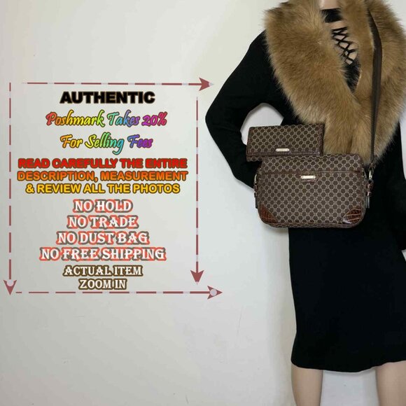 🤎Celine Macadam Canvas & Leather Bag & Wallet-SET🤎 - Picture 17 of 17